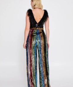 Alternative view of Sequin Evening Jumpsuit