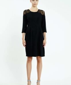 Mini Crepe Column Regular Casual Dress