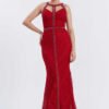 Sleeveless Maxi Lace Mermaid Regular Evening Dress