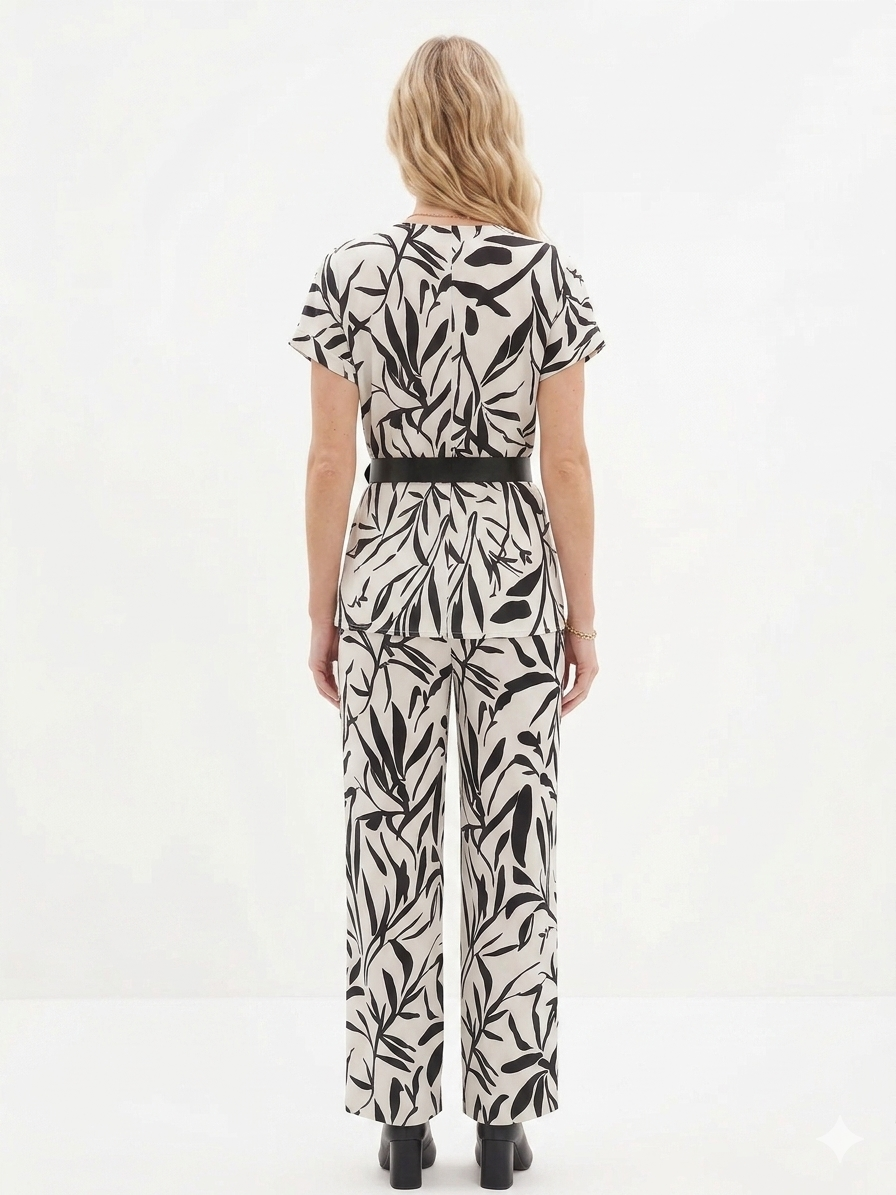 Elegant Botanical Two-Piece Set - Image 4