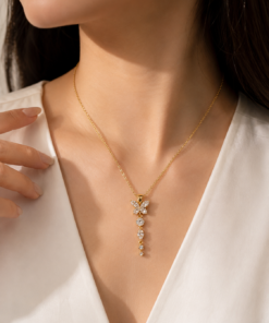 Alternative view of Butterfly Necklace