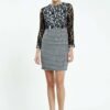 Long Sleeve Mini Lace Bodycon Regular Casual Dress