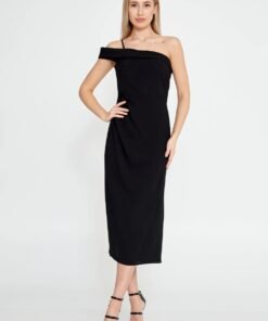 Women’s One-Shoulder Midi Dress