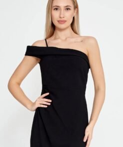 Alternative view of Women’s One-Shoulder Midi Dress