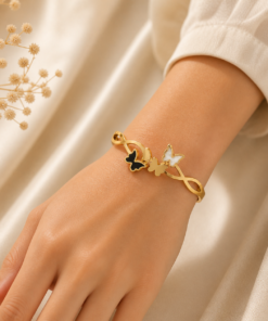 Alternative view of Butterflies Bangle