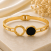 Modern Gold Bangle
