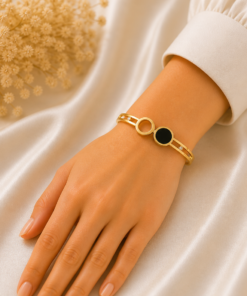 Alternative view of Modern Gold Bangle