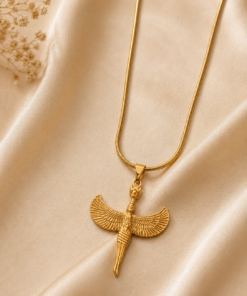 Egyptian Isis Winged Goddess Necklace