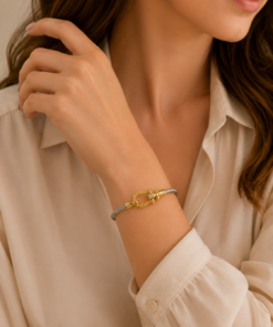 Alternative view of Nautical Cable Stainless Steel Bangle