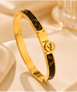 Signature Noir Stainless Steel Bangle